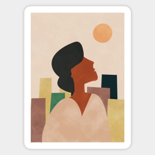 Modern Woman, Urban Girl Sticker